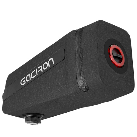 Fahrradtasche mit Rücklicht NEST200 dunkelgrau