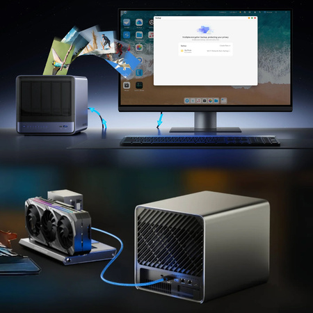 Minisforum NAS N5 Pro Ryzen AI 9HX, 96+128