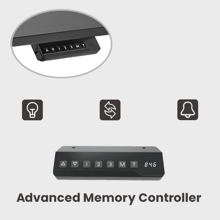Spacetronik SPE-L120BR Elektrický stůl Loris