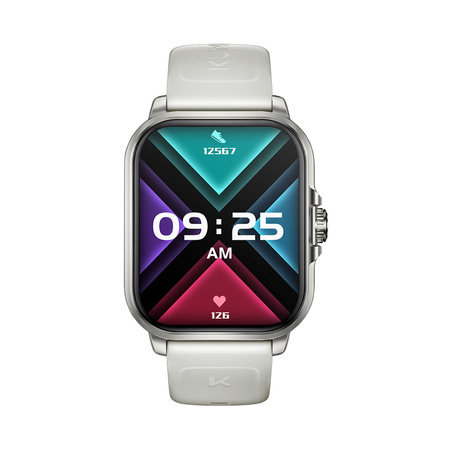 Smartwatch Kumi KU7 Meta 90 trybów 40 mm Srebrny