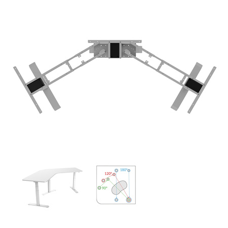 Elektrický stolový stojan Spacetronik SPE-323TG