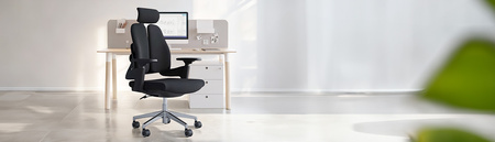 Otočná kancelárska stolička Barry Black