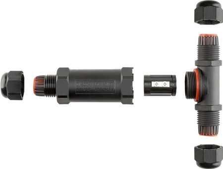 Elektrischer Kabelstecker T-Typ IP68 Goobay