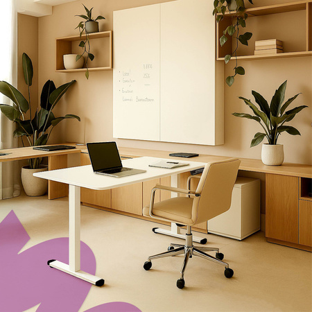 Elektryczne biurko Moris SPE-O111BB 100×60 cm