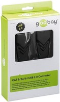 Przedłużacz USB na LAN CAT 5e/6/6A Goobay do 100m