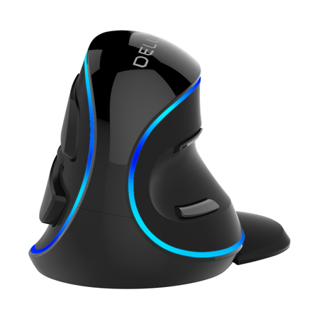 Mysz optyczna Delux M618 PLUS przewodowa LED blue