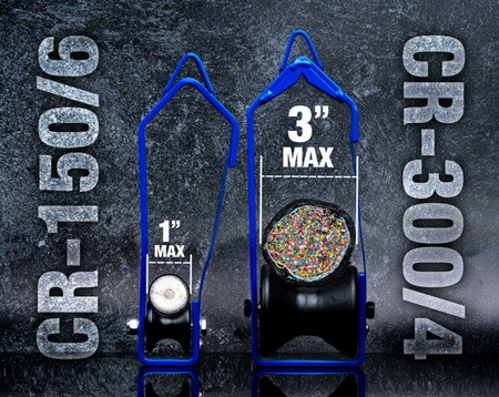 Wire pulling rollers x4 Jonard CR-300/4