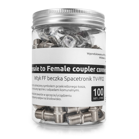 Spacetronik TV-FF02 barrel FF plug 100pcs