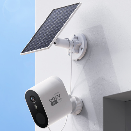 Zestaw 2 kamer solarnych + stacja 32GB Aosu SL-C7P-2H