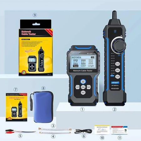 Tester kabli sieciowych LAN Noyafa NF-8209PRO