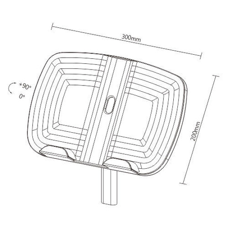 SPE-X12A book desk holder