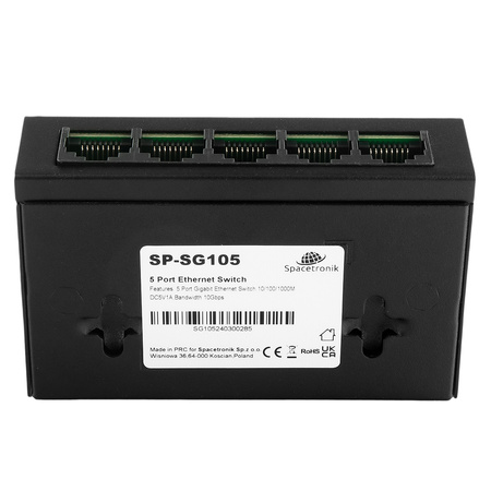 SWITCH 5-portowy SP-SG105 Gigabit