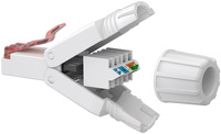 RJ45 8P8C CAT6 UTP kroucený síťový konektor Goobay