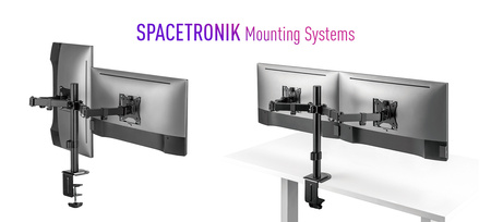 Držiak pre dva monitory Spacetronik SPA-120