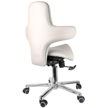 Ergonomiczny hoker regulowany SELLA 4 biały