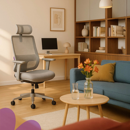 Mobile Electric Desk with Shelf Drawers