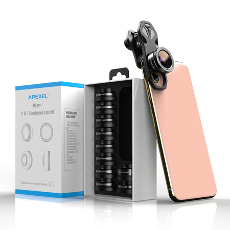 Objektívy a filtre Apexel pre smartfón 11v1 DG11