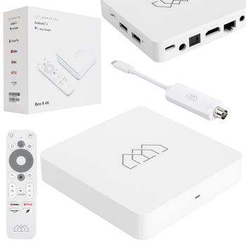 Smart TV Homatics Box R 4K + tuner DVB-T2