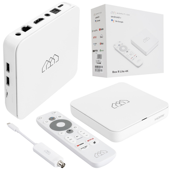 Smart TV Homatics Box R 4K Lite + tuner DVB-T2
