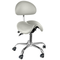 Ergonomiczny hoker regulowany SELLA 3 biały