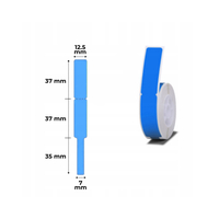 Etykiety seria D Niimbot 12.75x74+35 mm niebieskie