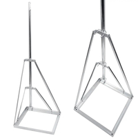 Stojak na maszt płyta chodnikowa składany 50x50cm