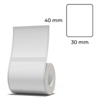 Etykiety seria B Niimbot 40x30 mm 230 szt. transp