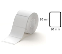 Etykiety seria B Niimbot 30x20 mm 320 szt. biały