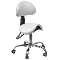 Ergonomiczny hoker regulowany SELLA 1 biały