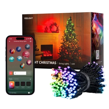 Lampki świąteczne RGBIC 100 LED Smart Yeelight 10m