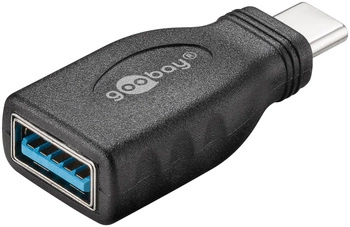 Adapter USB-C na gniazdo USB 3.0 Goobay CZARNY