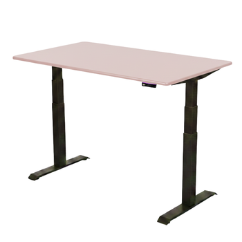 Stelaż elektryczny Spacetronik SPE-222OB Vegard + blat MDF premium róż