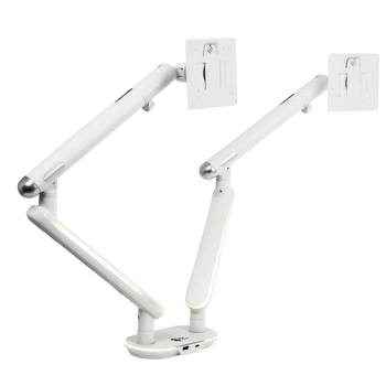Podwójne Ramię do Monitora SPAF120LUW Białe