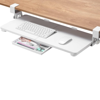 Wysuwana półka na klawiaturę SPB133W montowana pod blatem