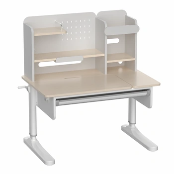 Biurko dziecięce SPEX113WW 100×65 cm regulowane półki szuflada