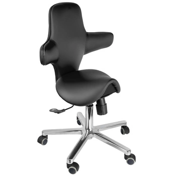 Ergonomiczny hoker regulowany SELLA 4 czarny