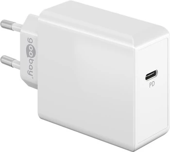 Ładowarka sieciowa USB-C PowerD 65W Goobay BIAŁA