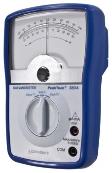 Multimetr Galwanometr100mV 5mA AC DC PeakTech 3204