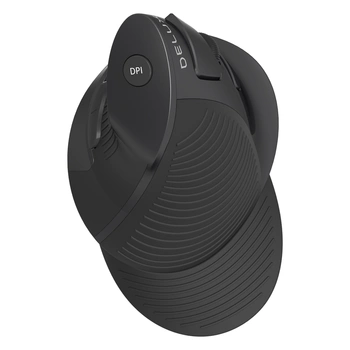 Ergonomiczna Mysz Delux M618G DB czarna bezprz.