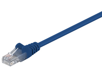 Kabel LAN Patchcord CAT 5E 05m niebieski