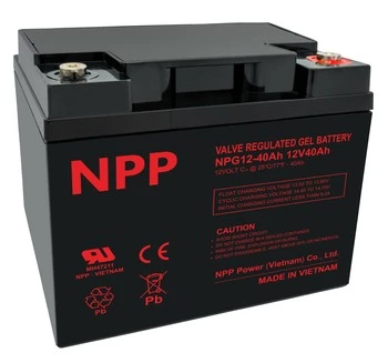 Akumulator Żelowy NPG 12V 40Ah NPP AGM DEEP GEL