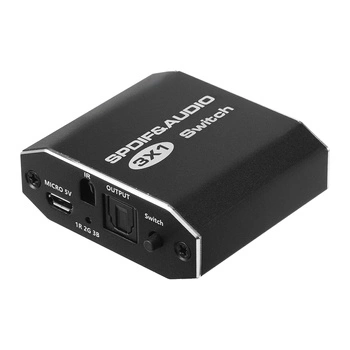 Optyczny rozdzielacz audio SPDIF Toslink 1x3