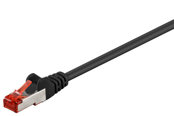Kabel LAN Patchcord CAT 6 S/FTP LSZH czarny 75m