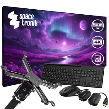 Zestaw 100" PRS-F04 + SPA-P01B + SPH-W32 + klawiatura/mysz