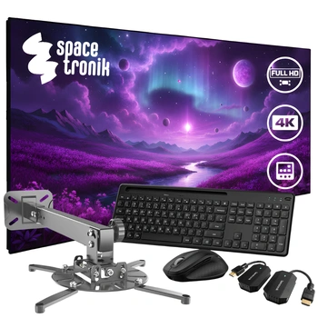 Zestaw 100" PRS-F04 + SPA-P02B + SPH-W32 + klawiatura/mysz