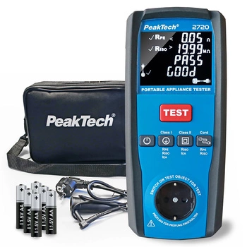 Tester mobilny PAT do kontroli BHP PeakTech 2720