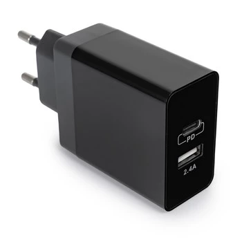 Ładowarka 2w1 USB-C USB PD Quick 17W 3.4A SPC-01B