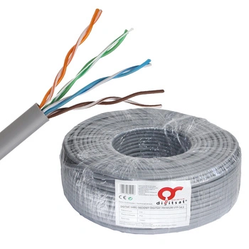 Skręka DIGITSAT UTP Cat.6 CU PVC 100m wewn. SZARA