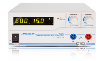 60V 15A PeakTech USB laboratórny napájací zdroj 1585