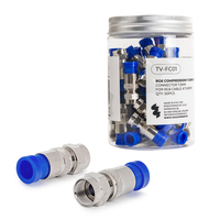 Spacetronik F kompresný konektor TV-FC01 50 ks.